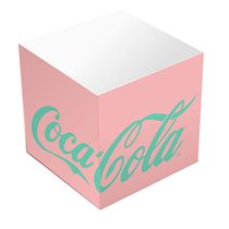 Bloco de Anotação Coca-Cola Papel Cubes Contemporary Green