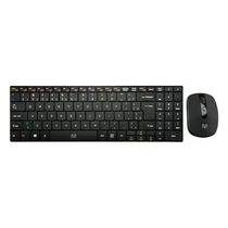 Kit Teclado e Mouse sem fio Slim Multi conexão USB Preto - TC202 TC202