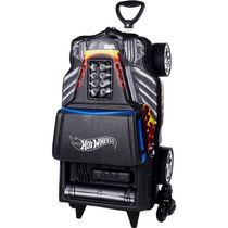 Mochila com Rodinhas Hot Wheels - Bone Shaker Preta 2500em19 - Diplomata