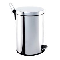 Lixeira Brinox Inox com Pedal e Balde 5L