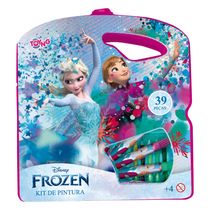 Kit de Pintura Maleta Frozen Toyng Disney 39 Pcs