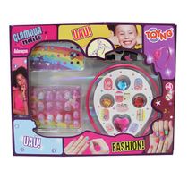 kit Decoração Unha Infantil Toyng Glamour Nails