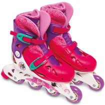 Patins Ajustavel Barbie 33 a 36 FUN