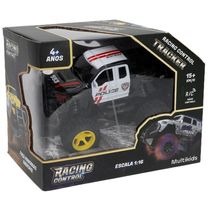 Carrinho de Controle Remoto de Policia Preto Multikids - BR1725 BR1725