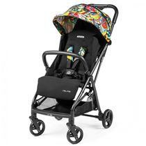 Carrinho de Bebê para Passeio Auto Dobrável, Peg Perego Viaggio, Preto Estampado