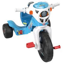 Triciclo Infantil com Sons de Bicicleta trike, Punhos de Guiador e Frases de Filmes para Crianças de 2 a 5 Anos, Fisher Price DC League Of Super