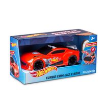 Carro Hot Wheels Turbo com Luz e Som Laranja Multikids - BR1431 BR1431