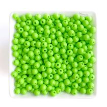 Miçanga Bola Verde 6mm - 375 pçs