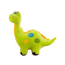 Pelúcia Bebê Dinossauro Verde Bordado 32cm