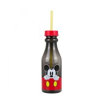 Garrafa Plastico Com Canudo Mickey 500ml Disney