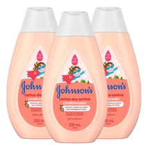 Kit Condicionador Cabelos Cacheados Johnson's Baby 200ml com 3 unidades