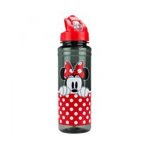 Garrafa Plastico Com Canudo Minnie 700ml Disney