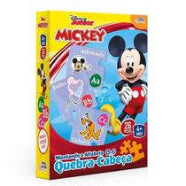 Quebra-Cabeça Alfabeto do Mickey 26 Peças - 8019