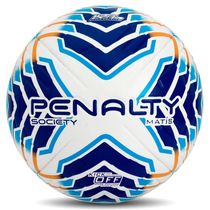 Bola De Futebol Society Matís XXIV Branco e Azul - Penalty