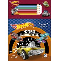 Hot Wheels Motores Eletrizantes Livro de Colorir - Ciranda Cultural