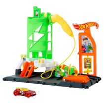 Hot Wheels City Pista Super Posto de Gasolina - Mattel