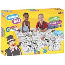 Mundo Bita Tapete De Colorir Com Giz - Fun Divirta-se