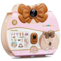 Workshop Jr 2 em 1 Bolsa Fashion Pet Shop com 16 Acessórios Multikids - BR1685 BR1685