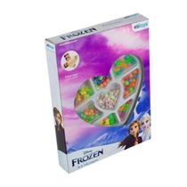 Kit Miçangas Pulseira Frozen 140 Peças - Etitoys