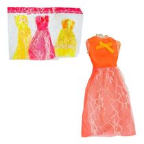 Kit 4 Vestido Para Bonecas Sortido E Variado Para Barbie