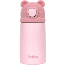 Copo Térmico Parede Dupla 320ml Ursinho Rosa - Buba