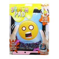 Squish Pad Toyng Lousa p/ Modelar Emoji Assustado