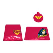 Set 3Pcs Viagem Pvc DC Wonder Woman Pink