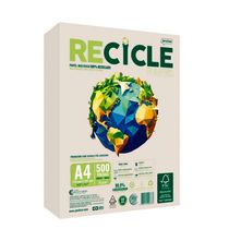 Papel Folha Sulfite A4 Recicle Jandaia Multiuso 500 Folhas