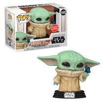 Boneco Funko Pop! Star Wars Mandalorian - Grogu c/ Borboleta