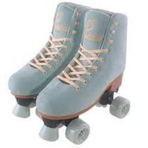 Patins Roller Califórnia 4 Rodas Ajustáveis Azul Tam.31 a 34 - Fenix