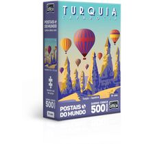 Quebra Cabeça Postais do Mundo Turquia 500 Peças  - Toyster