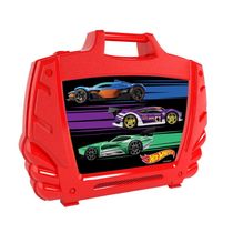 Hot Wheels Maleta Porta Carrinhos Vermelho - Fun Divirta-se