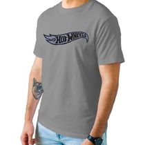 Camiseta Hot Wheels Cinza GG - Fun Divirta-se