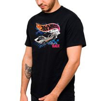 Camiseta Hot Wheels Preto G - Fun Divirta-se