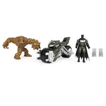 Veículo com Figuras Batman e Clayface com Batmoto - Sunny