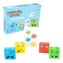 Cubo Das Emoções Brinquedo Educativo Jogo Cartas Intantil