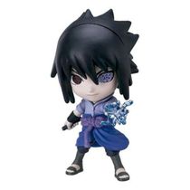 Boneco Naruto Chibi Colecionador Masters Sasuke De 8cm