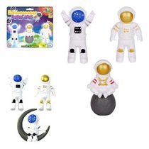 Kit 6 Boneco Astronauta Coleção Na Lua E Estrelas