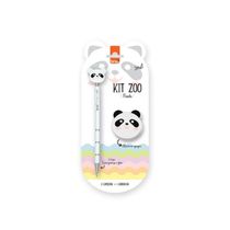 Kit lapiseira plástica panda