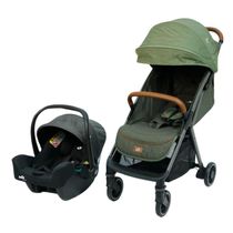 Carrinho de Bebê Combo Parcel Verde Pine com Bebê Conforto I-snug Shale Joie