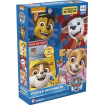 Puzzle Decorkids Patrulha Canina - 4 Unidades – Grow