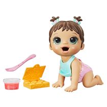 Boneca Baby Alive - Hora da Papinha - Morena - 20 cm - F2618 - Hasbro