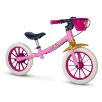 Bicicleta Infantil Aro 12 Balance Bike Princesas - Nathor