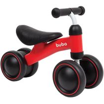 Bicicleta Equilíbrio Buba 4 Rodas - Vermelho