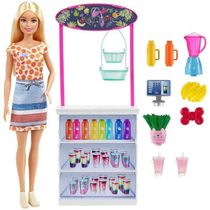 Boneca Barbie Conjunto De Sucos Tropicais - Mattel -Giramundo Girassol