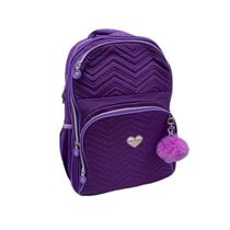 Mochila Kika Lilás Notebook Com Chaveiro - Nova Rio