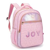 Mochila Kika Joy Rosa Notebook - Nova Rio