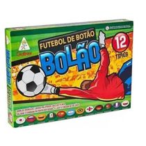 Jogo Futebol de Botão Com 12 Seleções - Gulliver