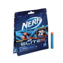 Refil Com 20 Dardos Elite 2.0 Azul e Laranja - Hasbro