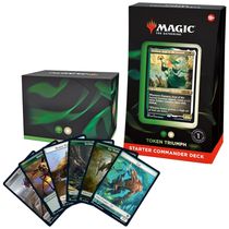 Magic The Gathering Deck Pronto para Jogar Token Triumph Verde-Branco, 100 Cartas